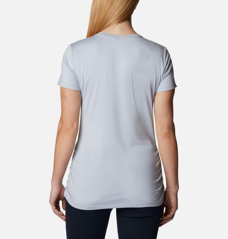 Columbia Leslie Falls Short Sleeve Women's T-Shirt Grey | TWDHBX-725