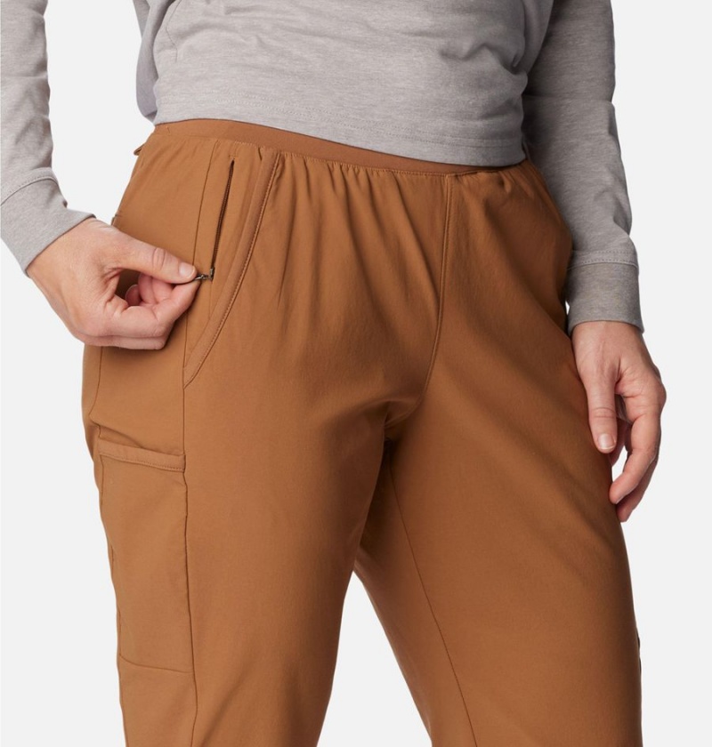 Columbia Leslie Falls Women's Pants Brown | UHFWBS-314