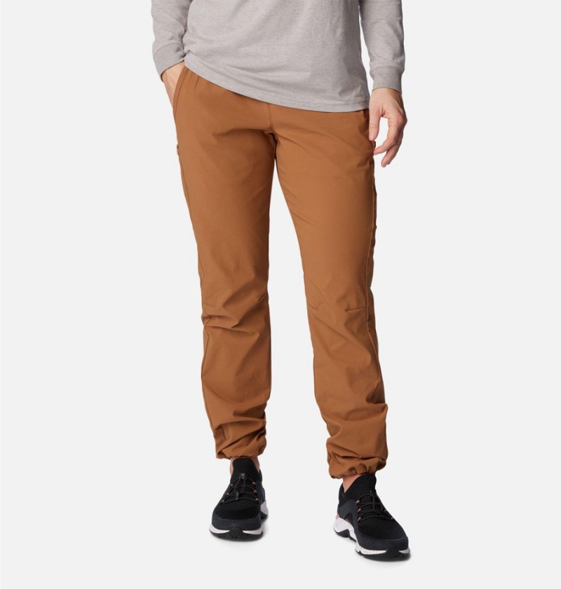 Columbia Leslie Falls Women's Pants Brown | UHFWBS-314