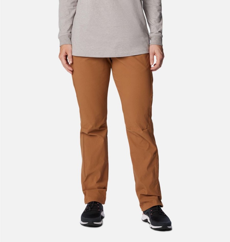 Columbia Leslie Falls Women\'s Pants Brown | UHFWBS-314