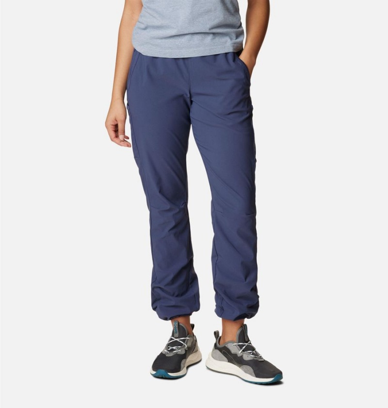 Columbia Leslie Falls Women's Pants Navy | ESGRZK-719