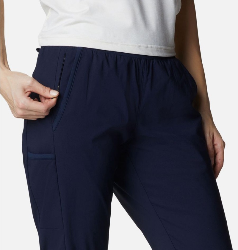 Columbia Leslie Falls Women's Pants Navy | FBMCJA-046