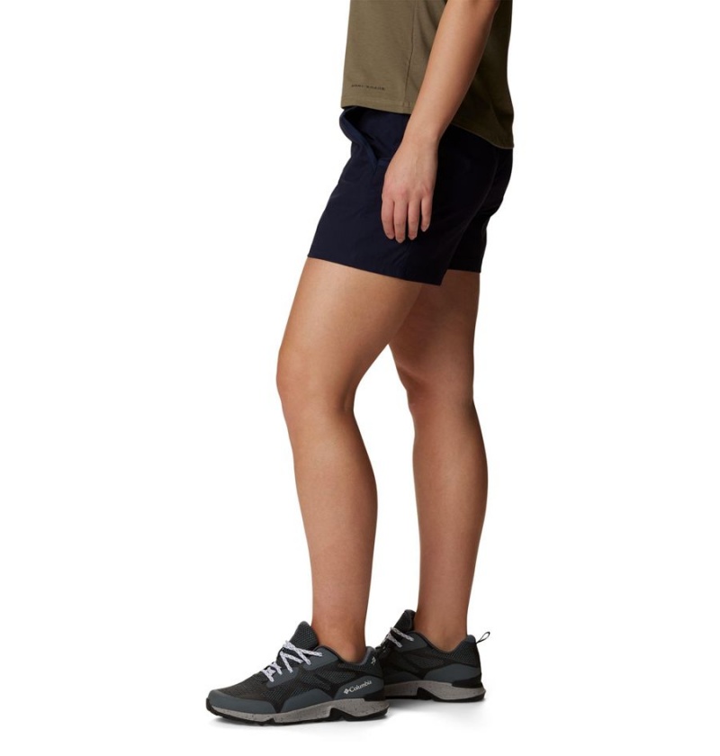 Columbia Leslie Falls Women's Shorts Navy | HIAWTL-105