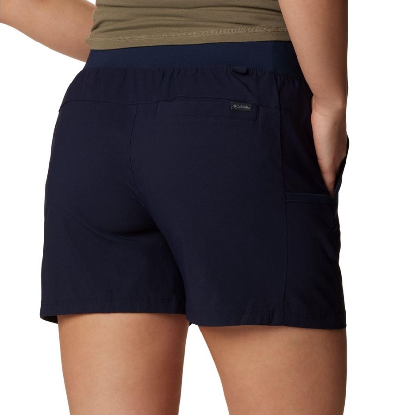 Columbia Leslie Falls Women's Shorts Navy | HIAWTL-105