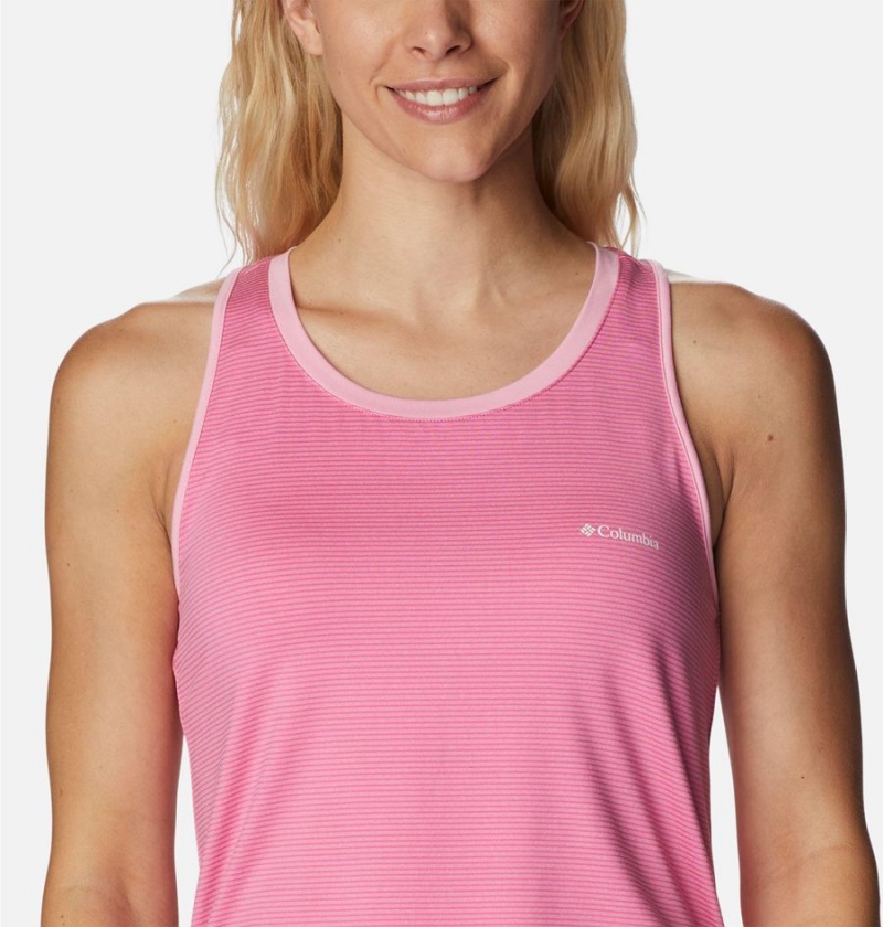 Columbia Leslie Falls Women's Tank Top Pink | JCQRZU-276