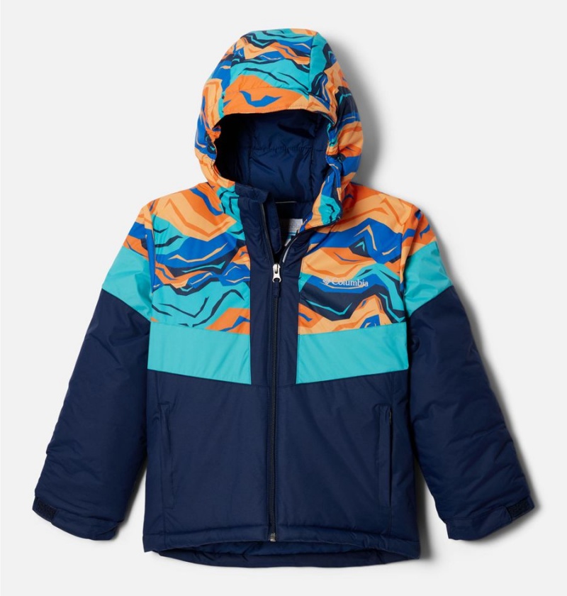 Columbia Lightning Lift II Kids\' Jacket Navy | UICVKM-103