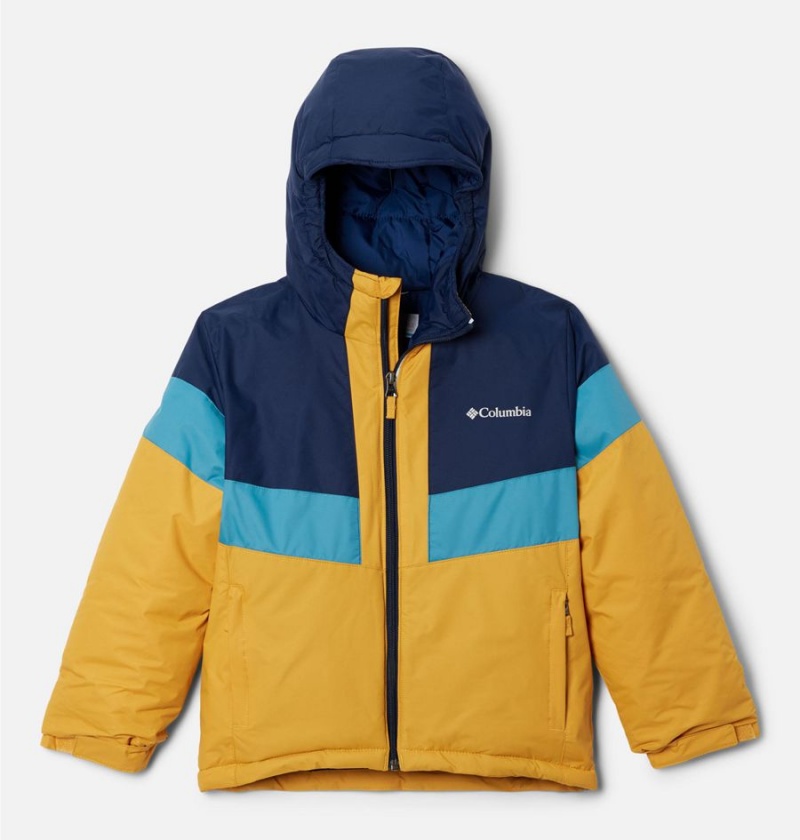 Columbia Lightning Lift II Kids\' Jacket Yellow | CUPLEK-385