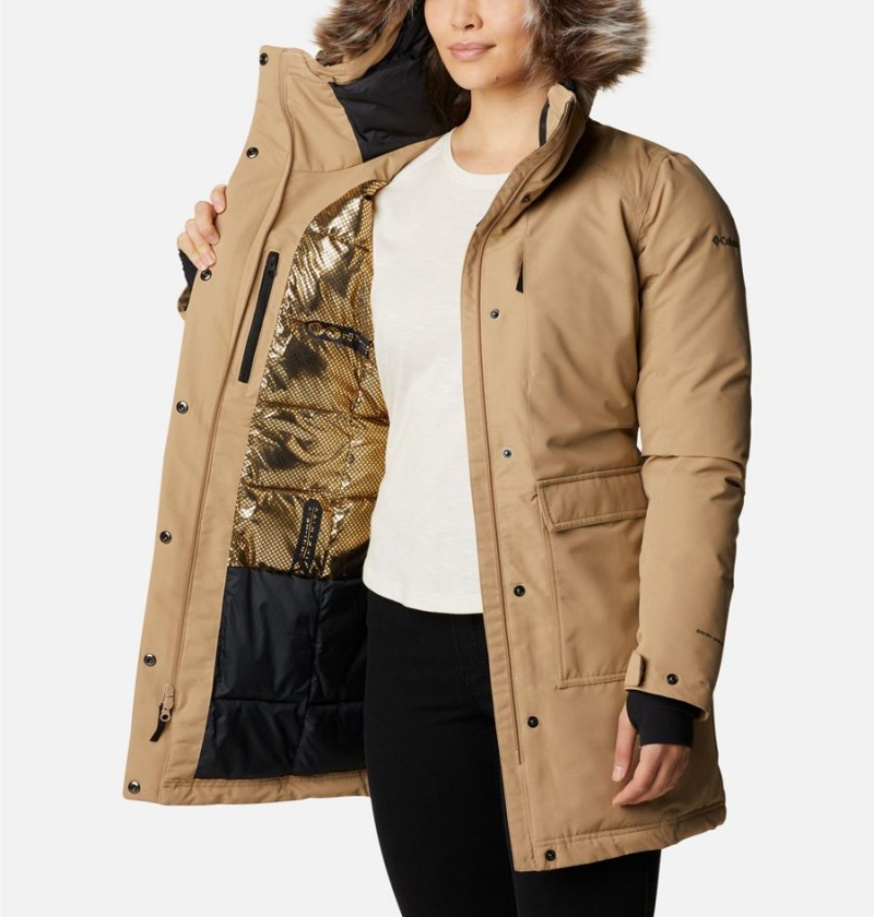 Columbia Little Si Insulated Women's Coats Khaki | AHPVCG-321