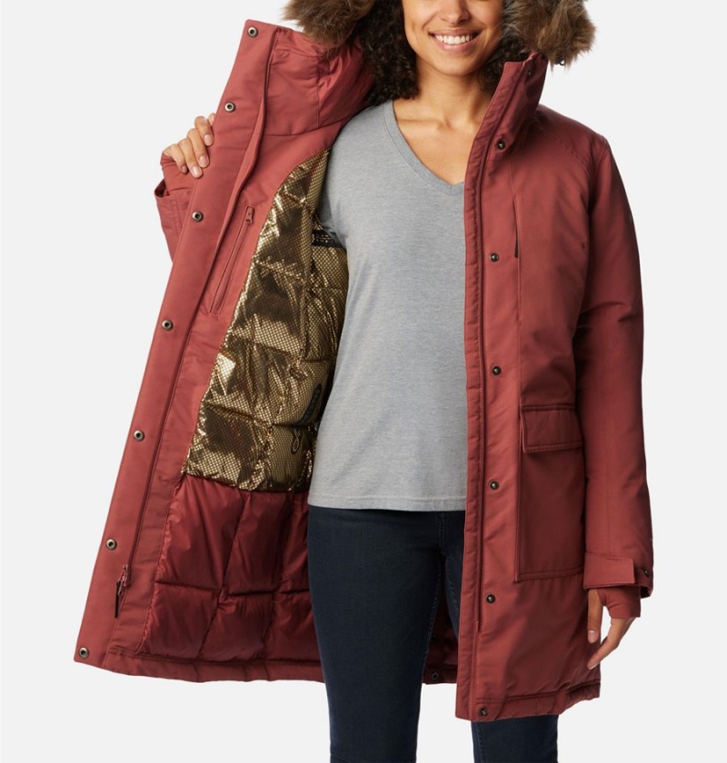 Columbia Little Si Insulated Women's Coats Coral | BQAKZN-834