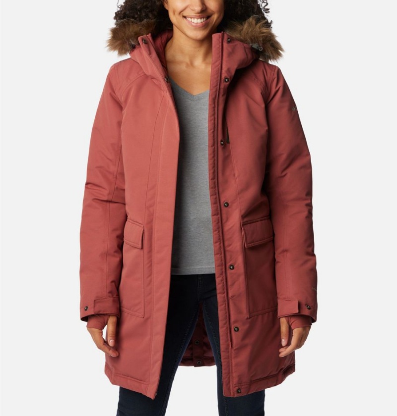 Columbia Little Si Insulated Women's Coats Coral | BQAKZN-834