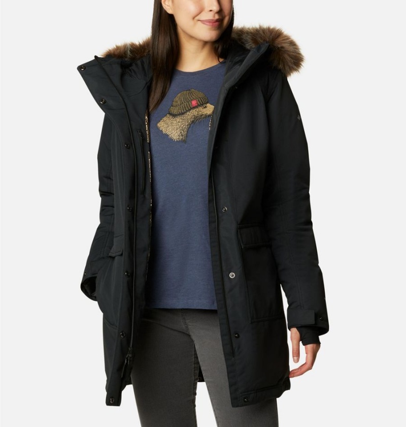Columbia Little Si Insulated Women's Coats Black | BZENSH-415