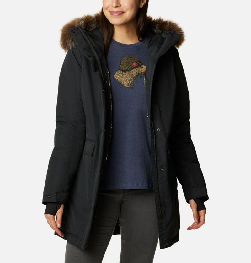 Columbia Little Si Insulated Women's Coats Black | BZENSH-415