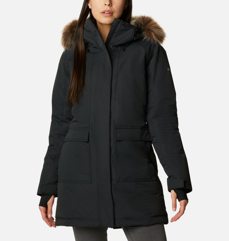Columbia Little Si Insulated Women's Coats Black | BZENSH-415