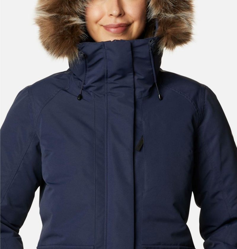 Columbia Little Si Insulated Women's Coats Navy | LFWKJV-198