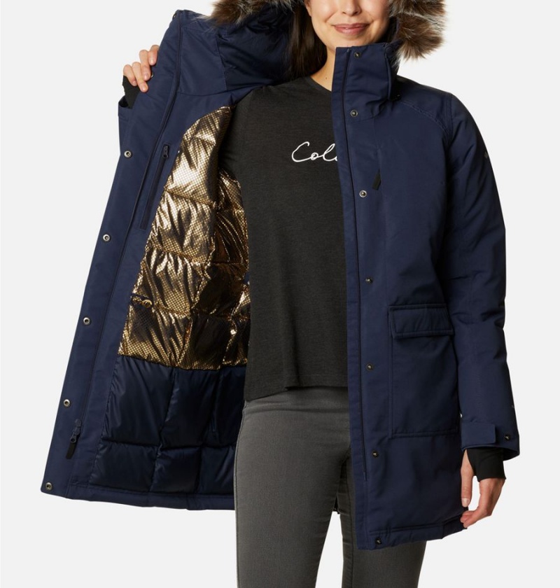 Columbia Little Si Insulated Women's Coats Navy | LFWKJV-198