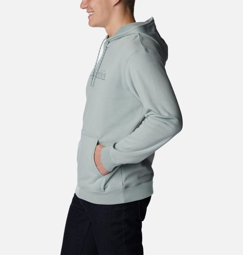 Columbia Lodge French Terry II Men's Hoodie Grey | FTQOCG-840