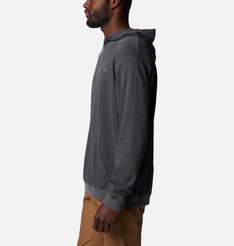 Columbia Lodge French Terry Novelty Men's Hoodie Black | ONZBRS-391