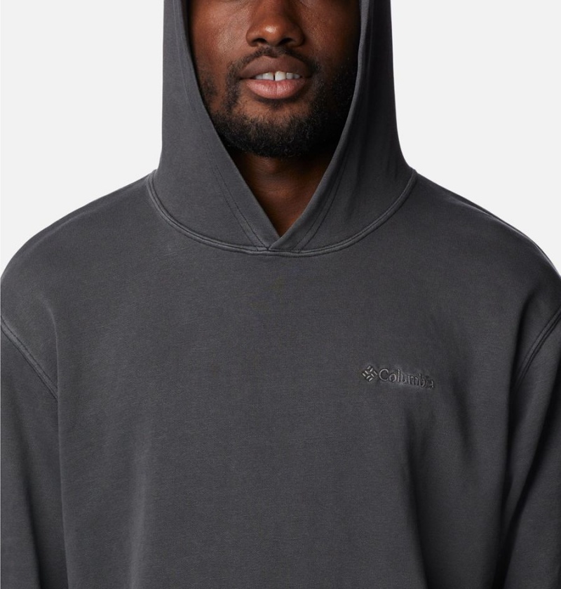 Columbia Lodge French Terry Novelty Men's Hoodie Black | ONZBRS-391
