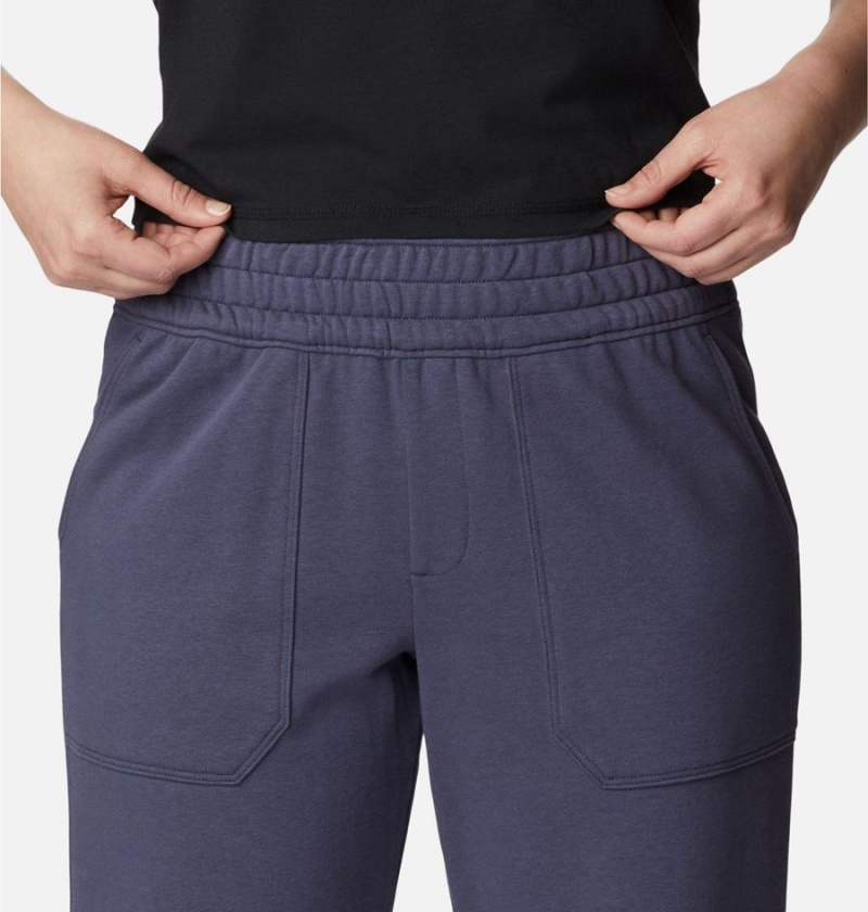 Columbia Lodge French Terry Pull-On Women's Pants Navy | EGTWVU-504