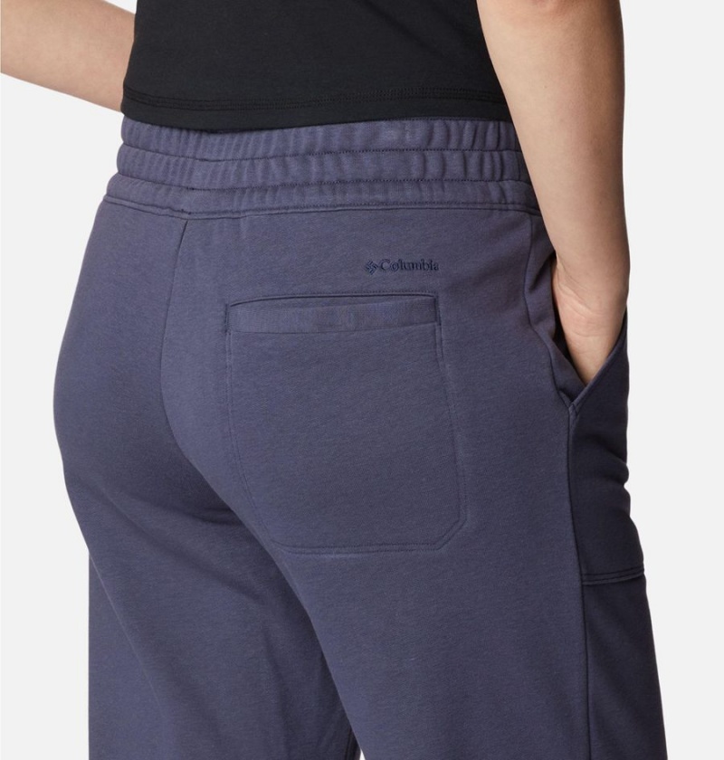 Columbia Lodge French Terry Pull-On Women's Pants Navy | EGTWVU-504