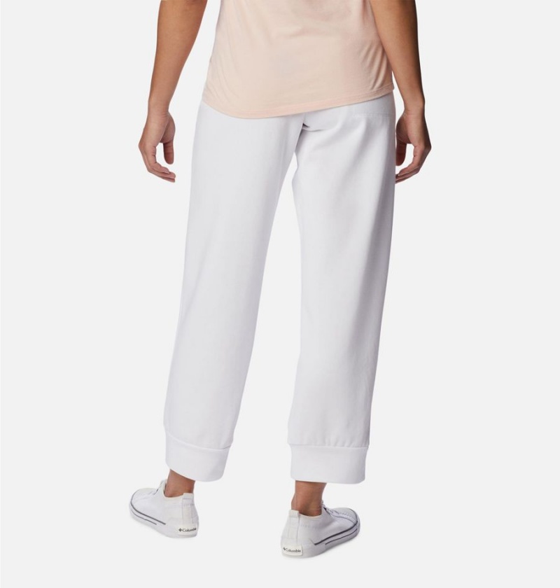 Columbia Lodge French Terry Pull-On Women's Pants White | VIQTSJ-735