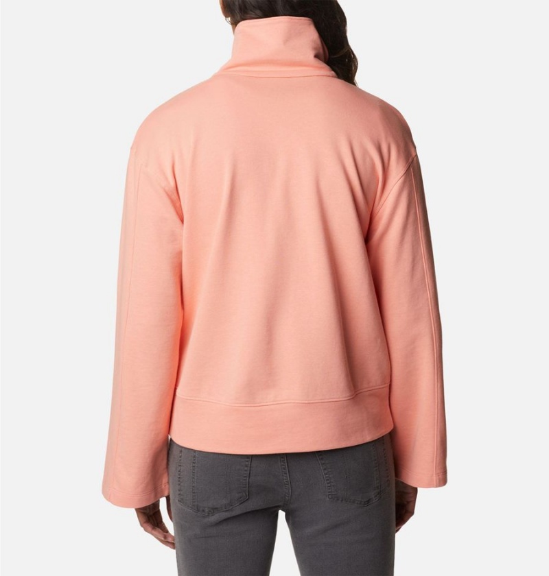 Columbia Lodge French Terry Women's Pullover Coral | NUOIXH-835