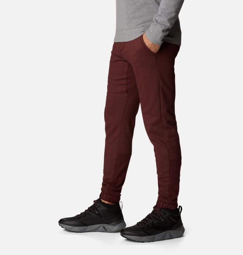 Columbia Lodge III Joggers Men's Pants Burgundy | OJHFEW-601