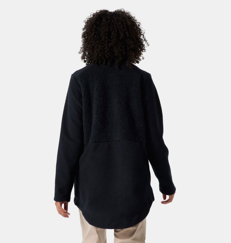 Columbia Lodge Sherpa Full Zip Women's Fleece Jacket Black | FJUGEC-478