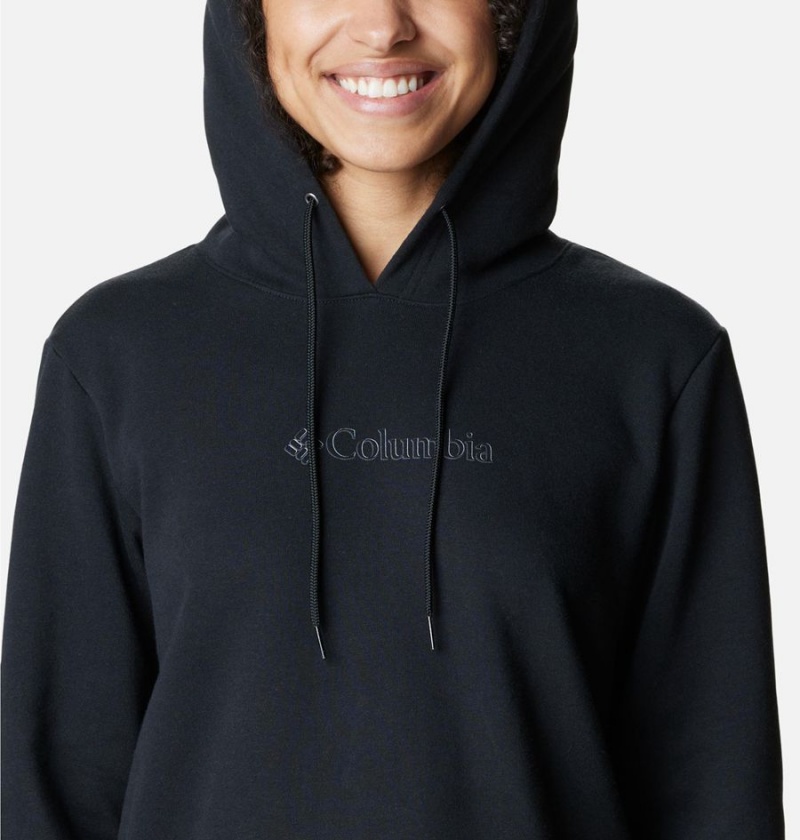 Columbia Logo II Women's Hoodie Black | FMPINS-931