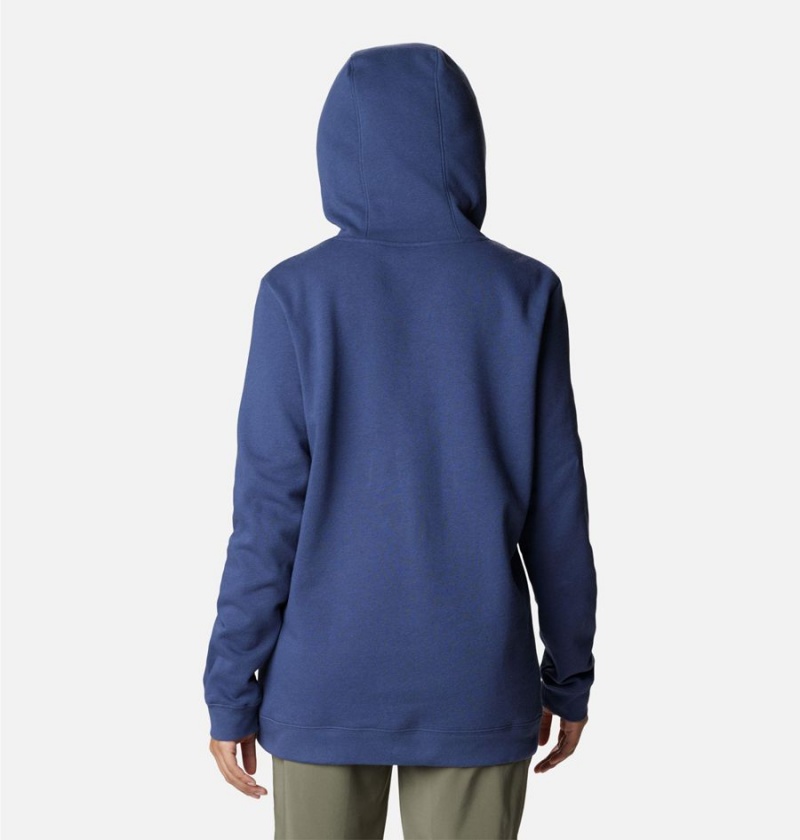 Columbia Logo II Women's Hoodie Navy | UYDGOS-942