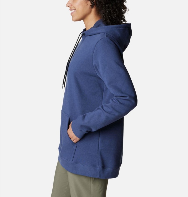 Columbia Logo II Women's Hoodie Navy | UYDGOS-942