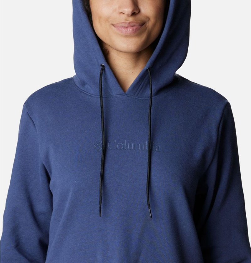 Columbia Logo II Women's Hoodie Navy | UYDGOS-942
