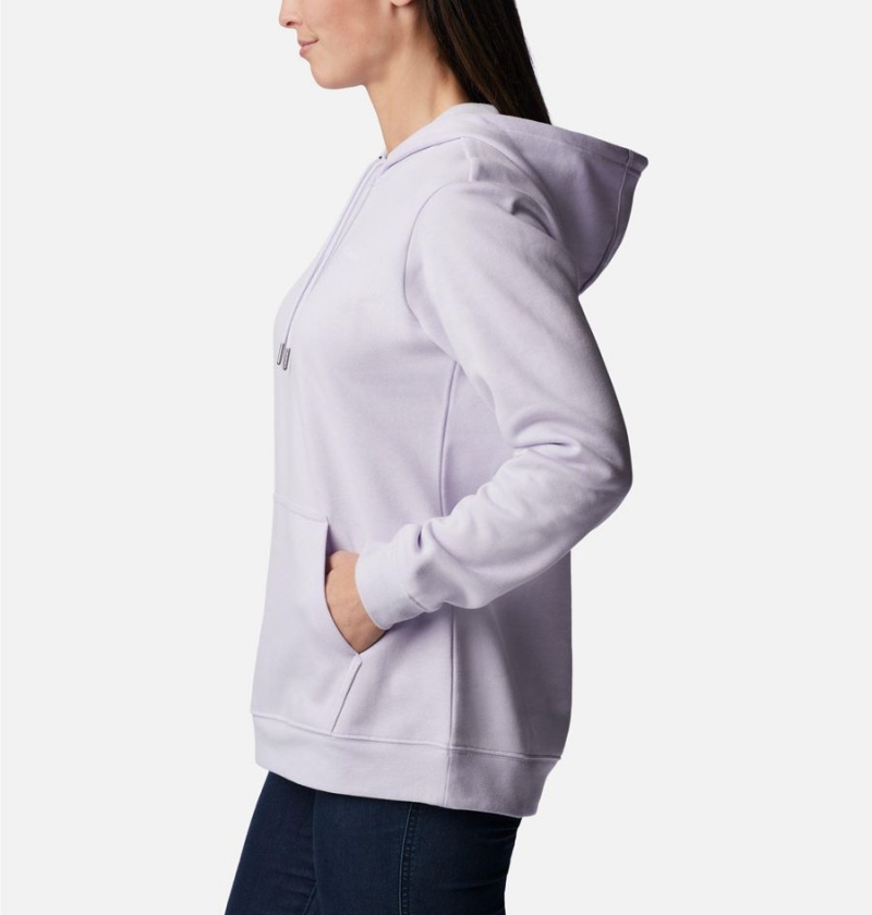 Columbia Logo II Women's Hoodie Purple | YQERZJ-805