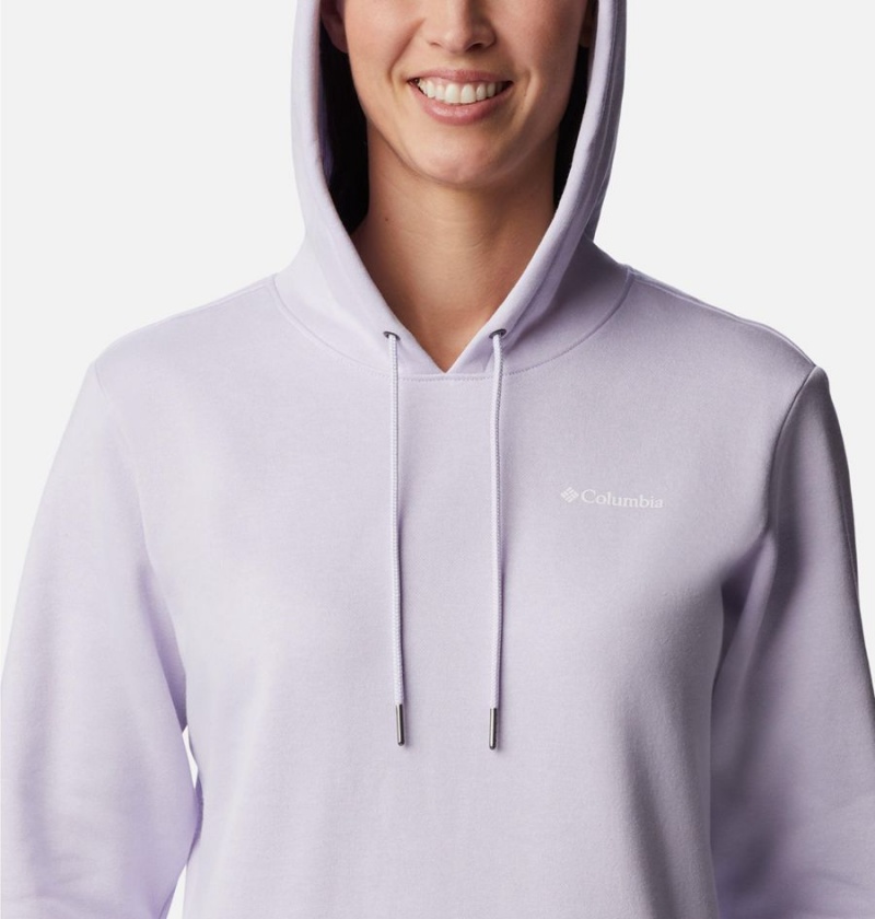 Columbia Logo II Women's Hoodie Purple | YQERZJ-805