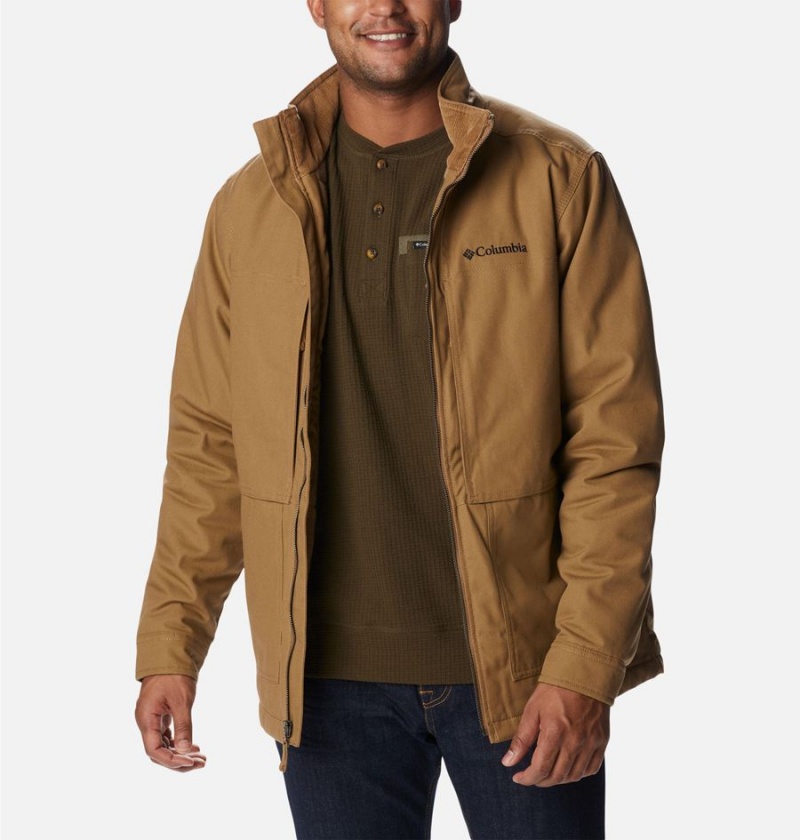 Columbia Loma Vista II Insulated Men's Puffer Jacket Brown | DZGSJQ-583
