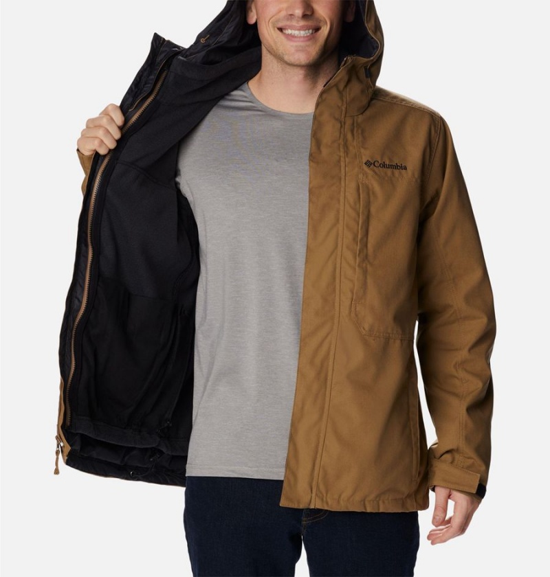 Columbia Loma Vista Interchange Men's 3 In 1 Jackets Brown | BGRKIO-105