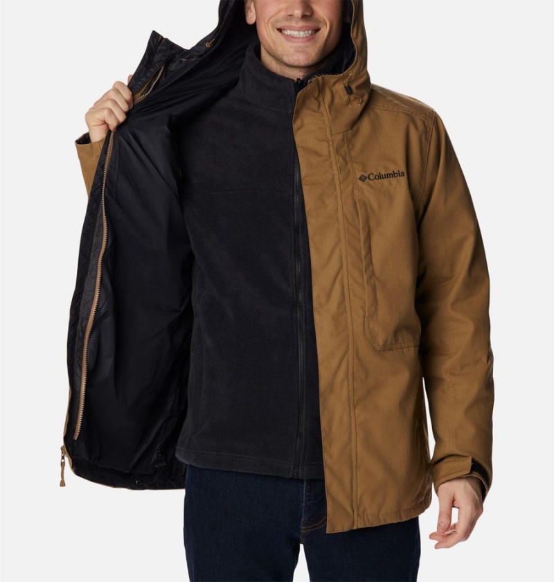 Columbia Loma Vista Interchange Men's 3 In 1 Jackets Brown | BGRKIO-105