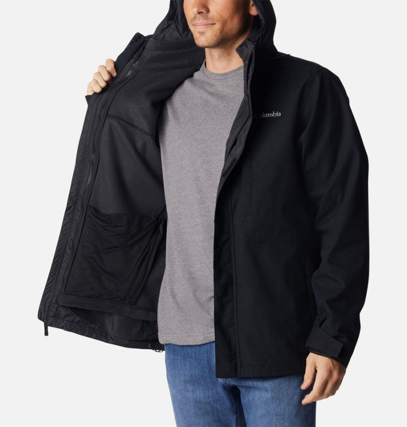 Columbia Loma Vista Interchange Men's 3 In 1 Jackets Black | BNZLIA-974