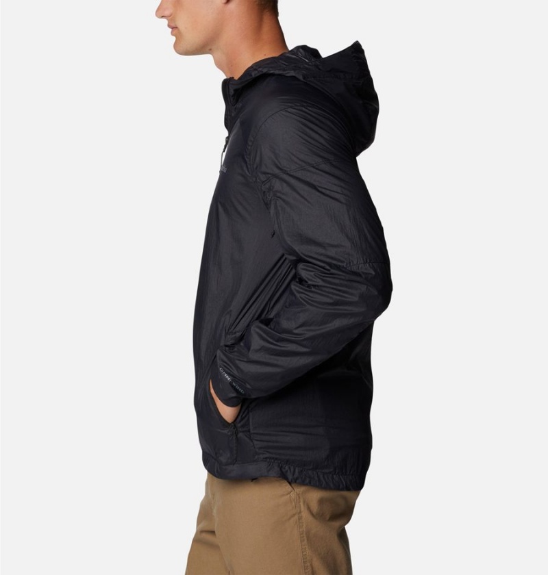 Columbia Loop Trail Men's Windbreaker Black | JKAXIE-954