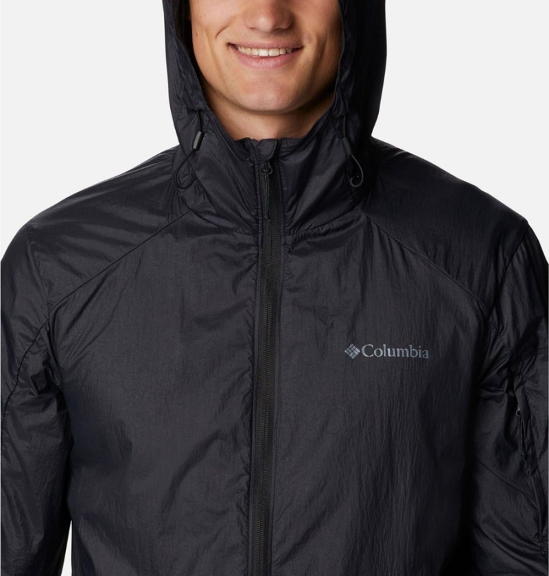 Columbia Loop Trail Men's Windbreaker Black | JKAXIE-954