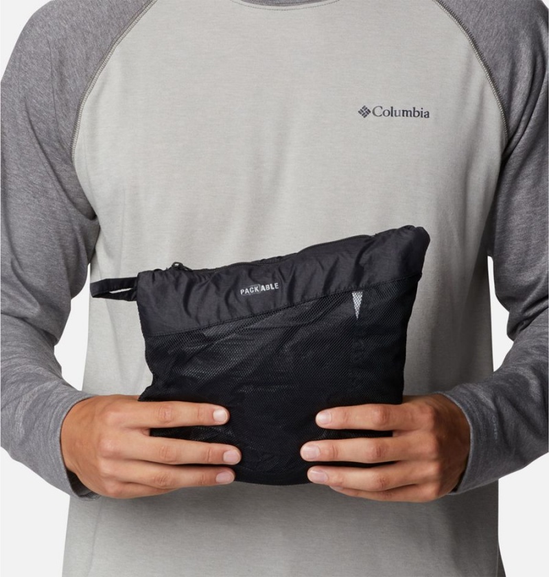 Columbia Loop Trail Men's Windbreaker Black | JKAXIE-954