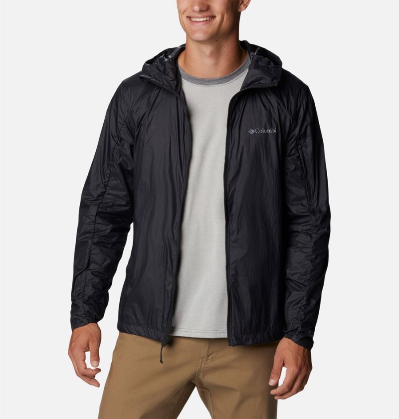 Columbia Loop Trail Men's Windbreaker Black | JKAXIE-954