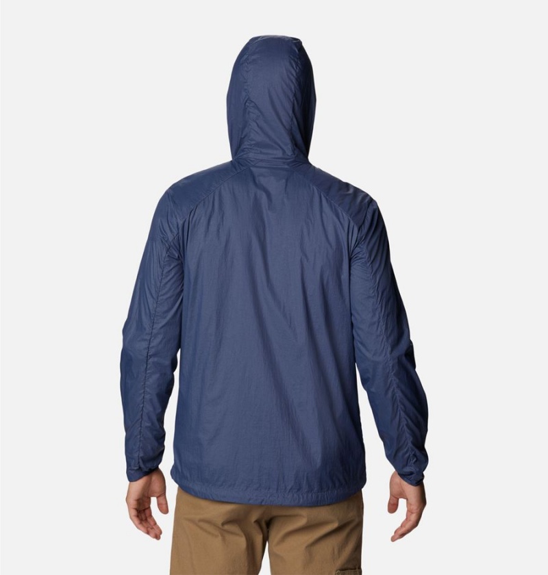Columbia Loop Trail Men's Windbreaker Blue | GUNYHV-206