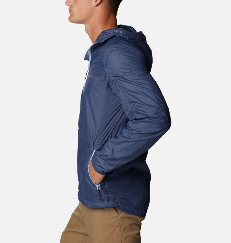 Columbia Loop Trail Men's Windbreaker Blue | GUNYHV-206