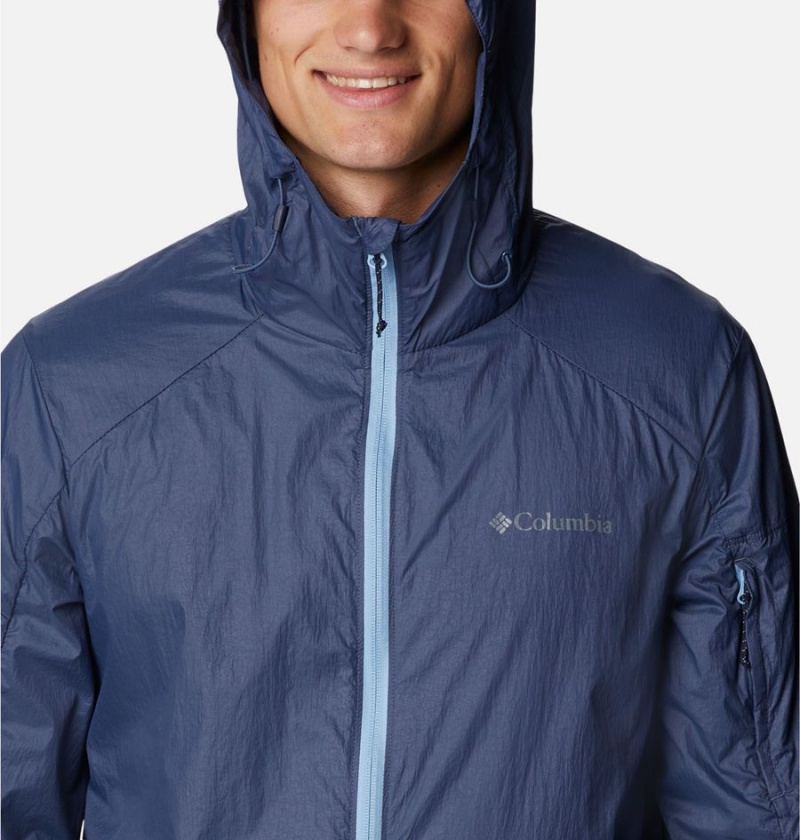 Columbia Loop Trail Men's Windbreaker Blue | GUNYHV-206