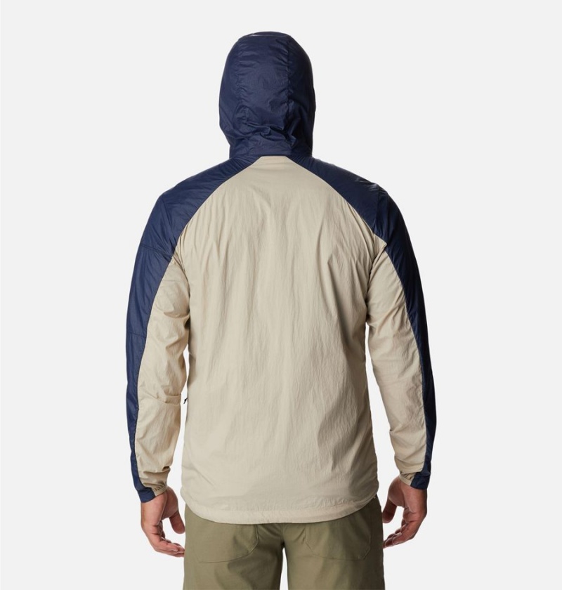 Columbia Loop Trail Men's Windbreaker Khaki | YNVTQF-627
