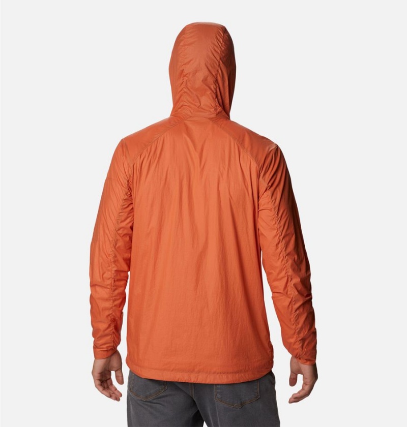 Columbia Loop Trail Men's Windbreaker Orange | IYRMOE-719