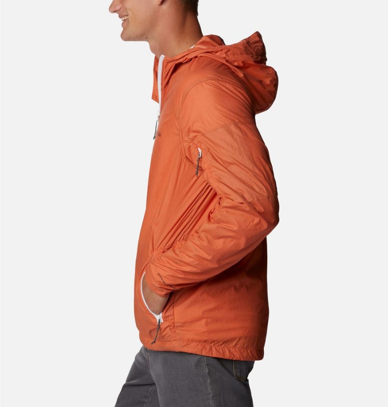 Columbia Loop Trail Men's Windbreaker Orange | IYRMOE-719