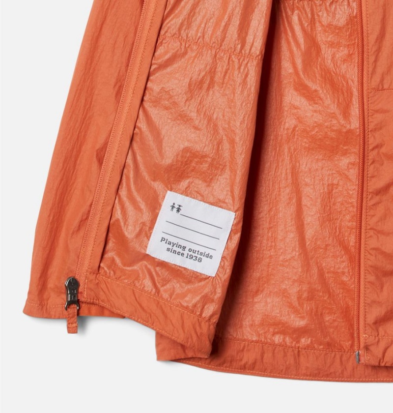 Columbia Loop Trail Windbreaker Kids' Jacket Orange | RNAGET-592