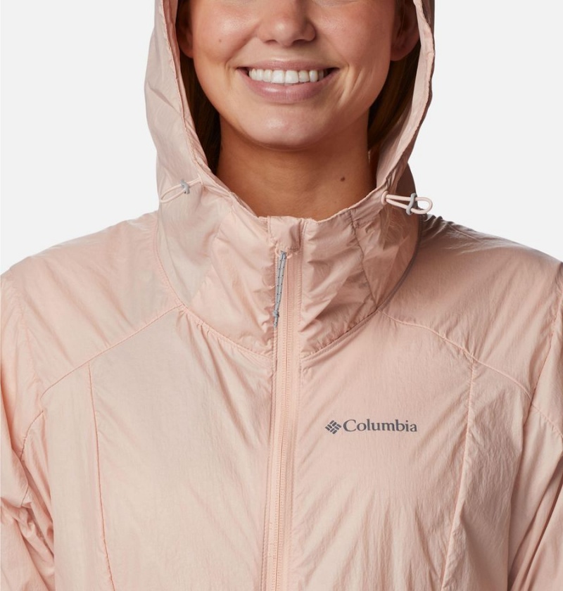 Columbia Loop Trail Women's Windbreaker Coral | LICQTW-275